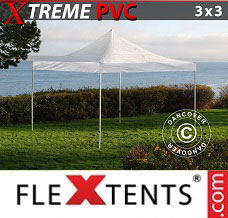 Flextelt 3x3m Transparent